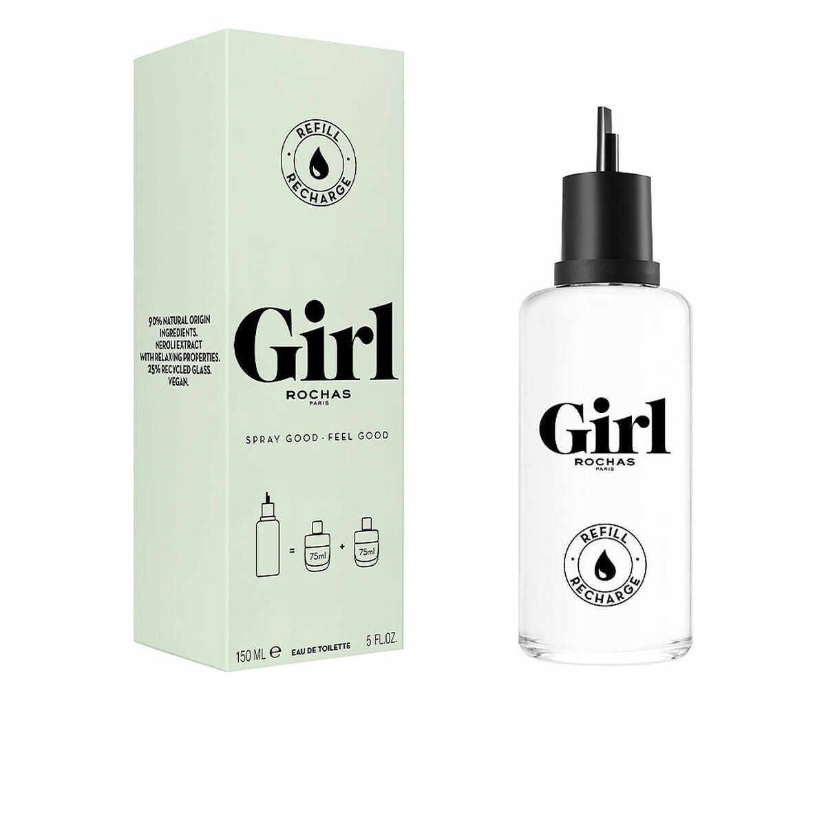 Women's Perfume Rochas Girl EDT 150 ml Refill for Women bottle
