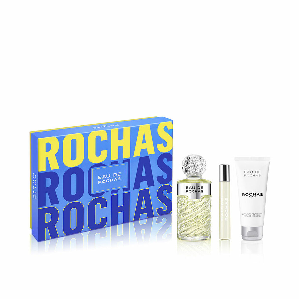 Women's Perfume Set Rochas EAU DE ROCHAS 3 Pieces product packaging