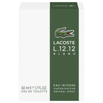 Men's Perfume Lacoste L.12.12 Blanc Eau Intense EDT 50 ml for Men bottle