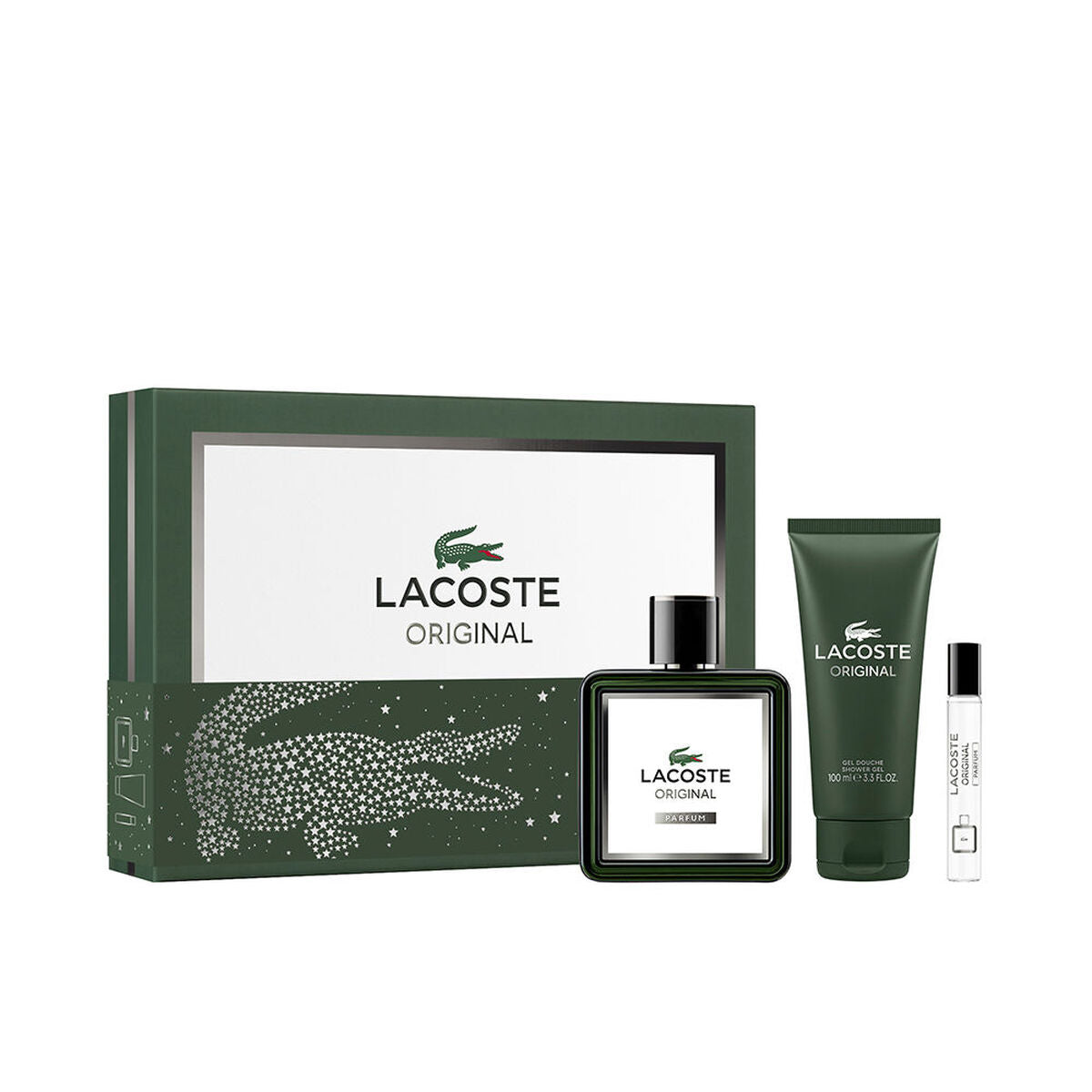 Men's Perfume Set Lacoste ORIGINAL EDP 3 Pieces for Men bottle