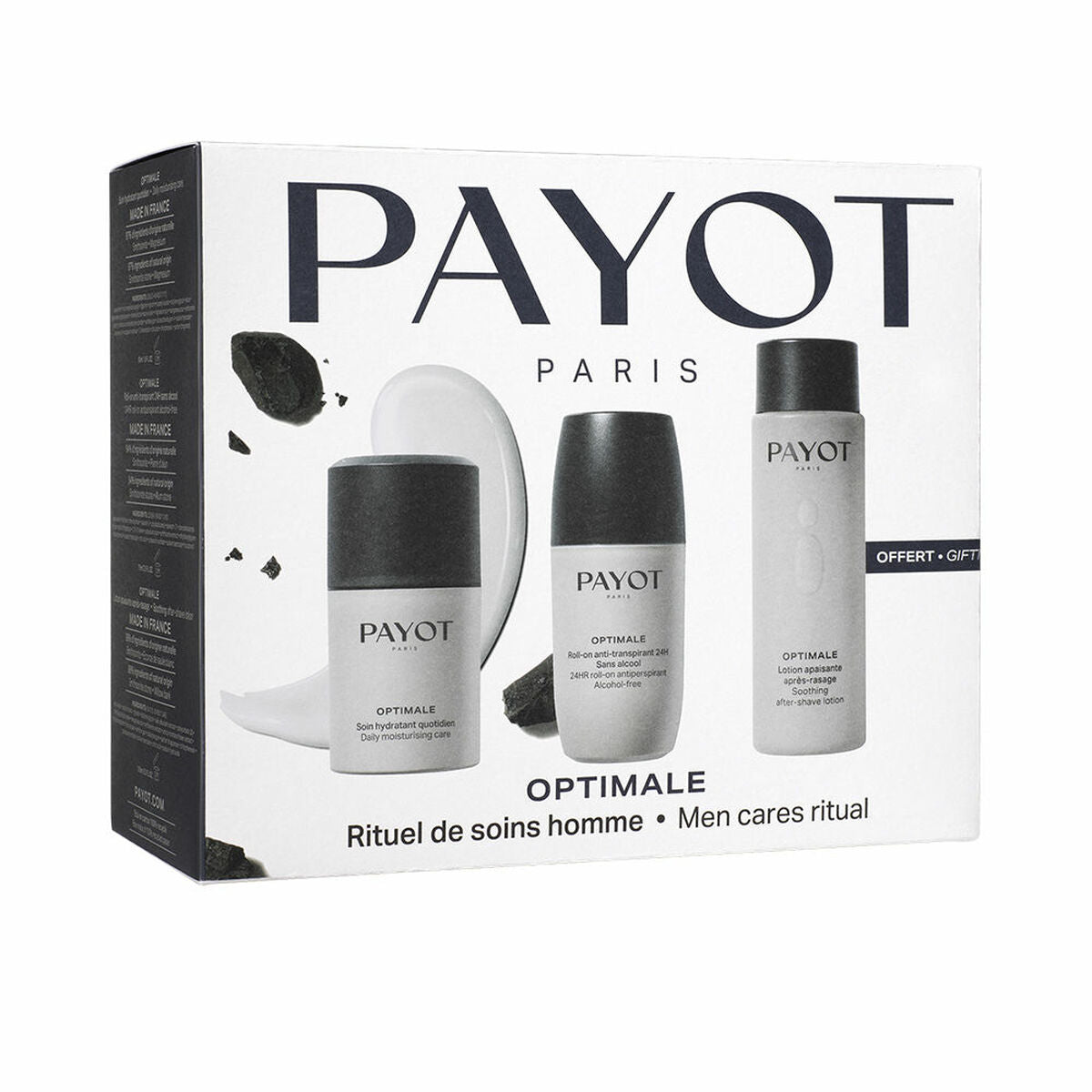 Men's Cosmetics Set Payot OPTIMALE 3 Pieces for Men product packaging