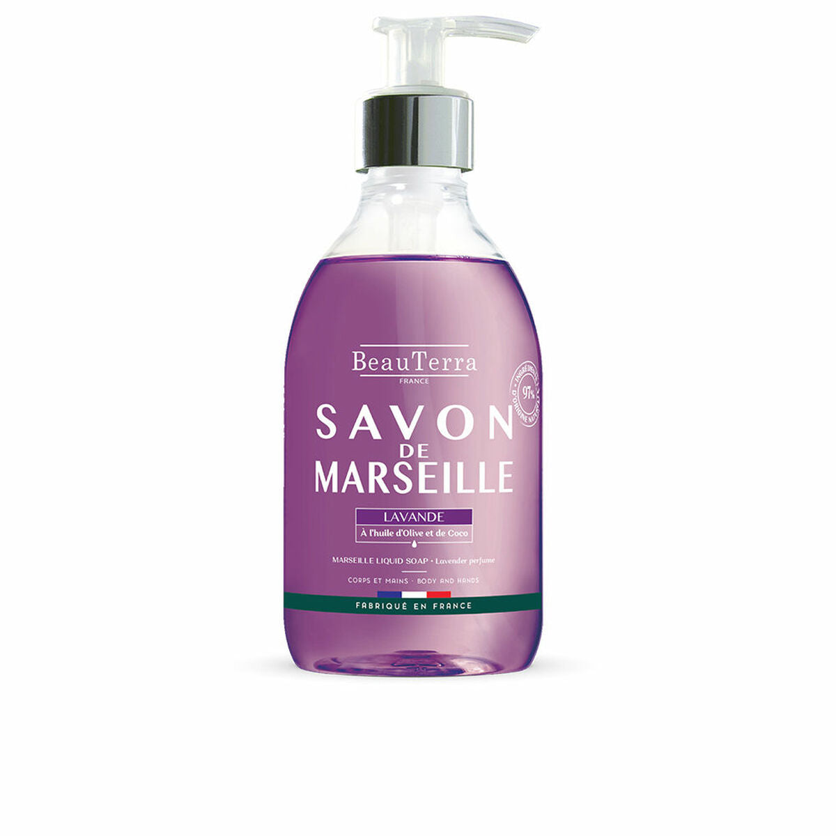 Liquid Soap Beauterra Marseille 300 ml Lavendar product packaging
