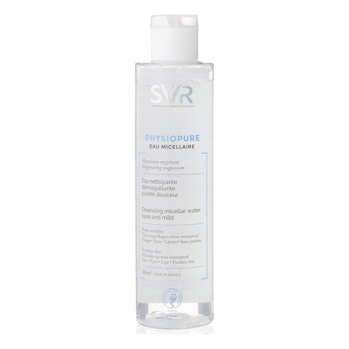 Micellar Water SVR Physiopure 200 ml product packaging