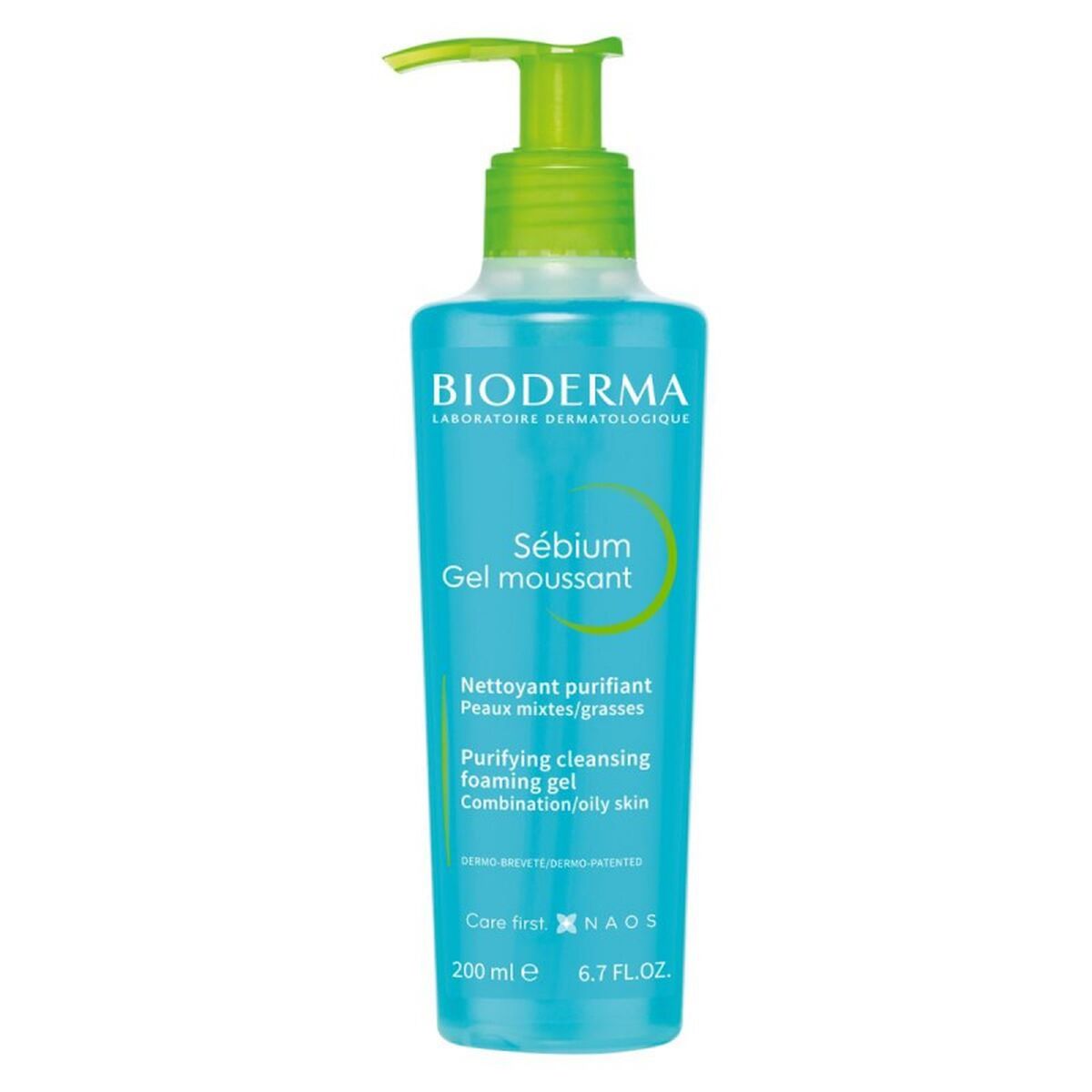 Facial Cleansing Gel Bioderma Sebium Moussant for Women skincare packaging