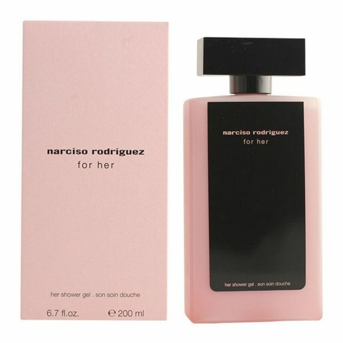 Shower Gel For Her Narciso Rodriguez For Her (200 ml) 200 ml for Women skincare packaging