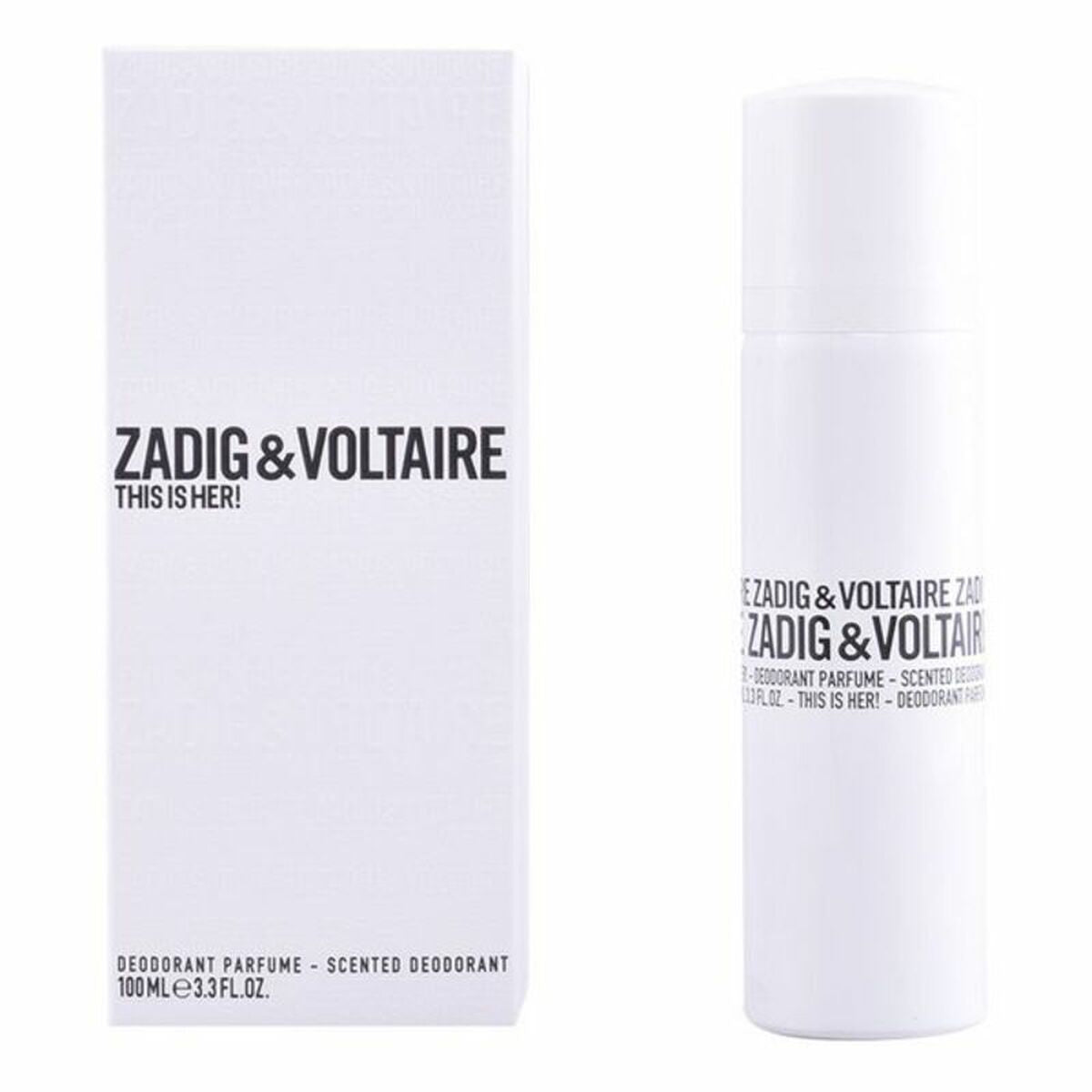 Spray Deodorant Zadig & Voltaire This Is 100 ml for Women product packaging