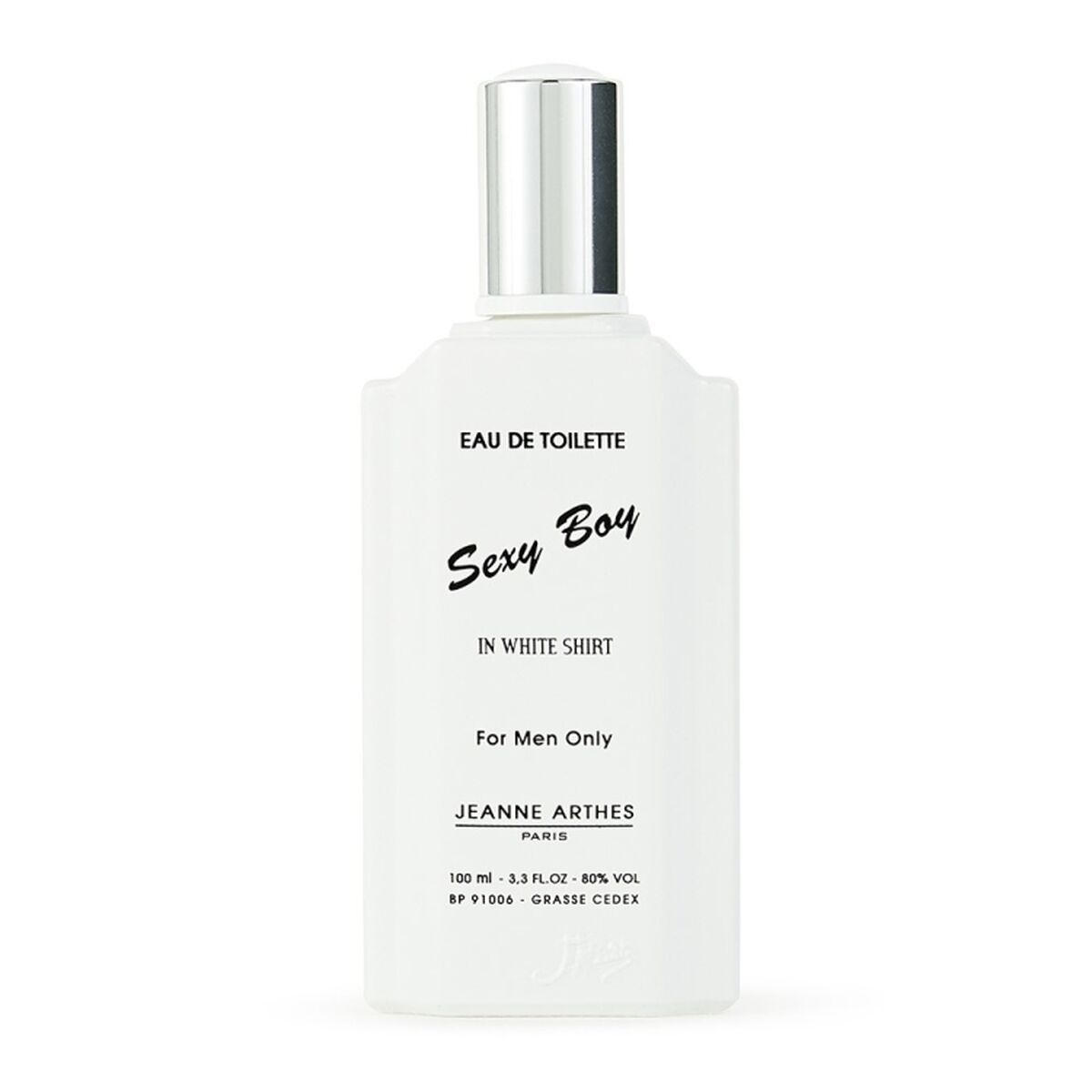 Men's Perfume Jeanne Arthes 100 ml Sexy Boy White Shirt for Men product packaging