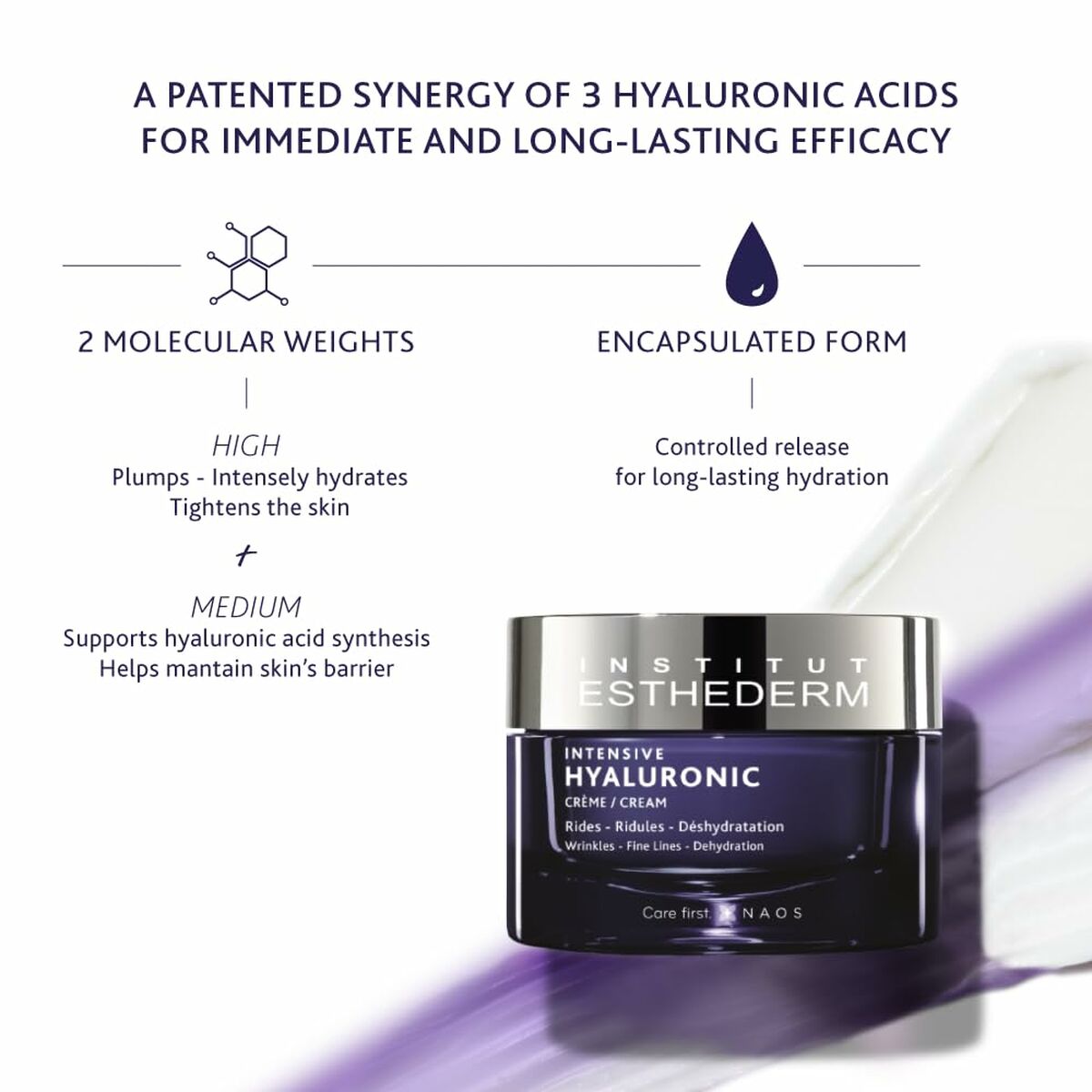 Facial Cream Institut Esthederm INTENSIVE HYALURONIC 50 ml skincare packaging