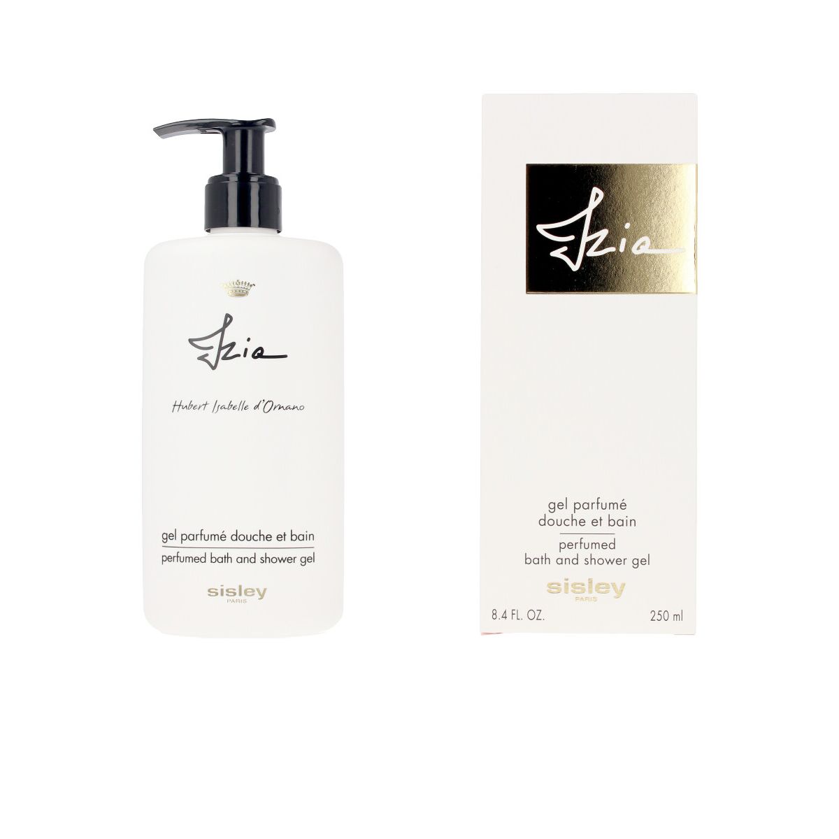 Shower Gel Sisley Izia 250 ml for Women skincare packaging