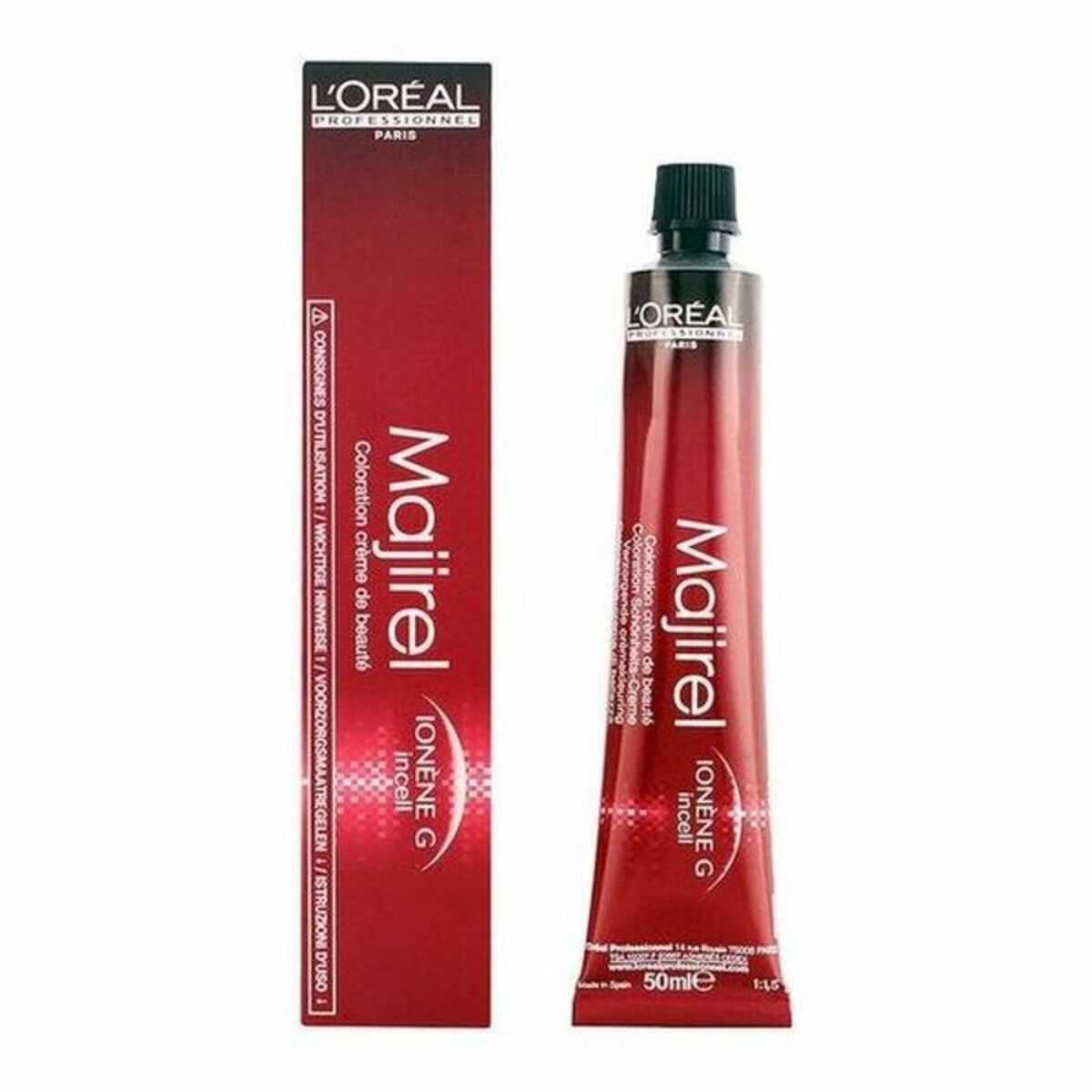 Permanent Dye Majirel L'Oreal Professionnel Paris 7.13 Nº 7,13 50 ml for Women product packaging