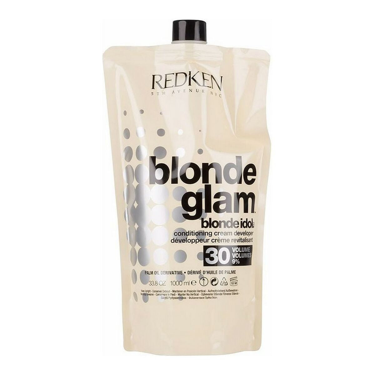 Conditioner Redken Blonde Idol 1 L 30 vol 9 % conditioner bottle