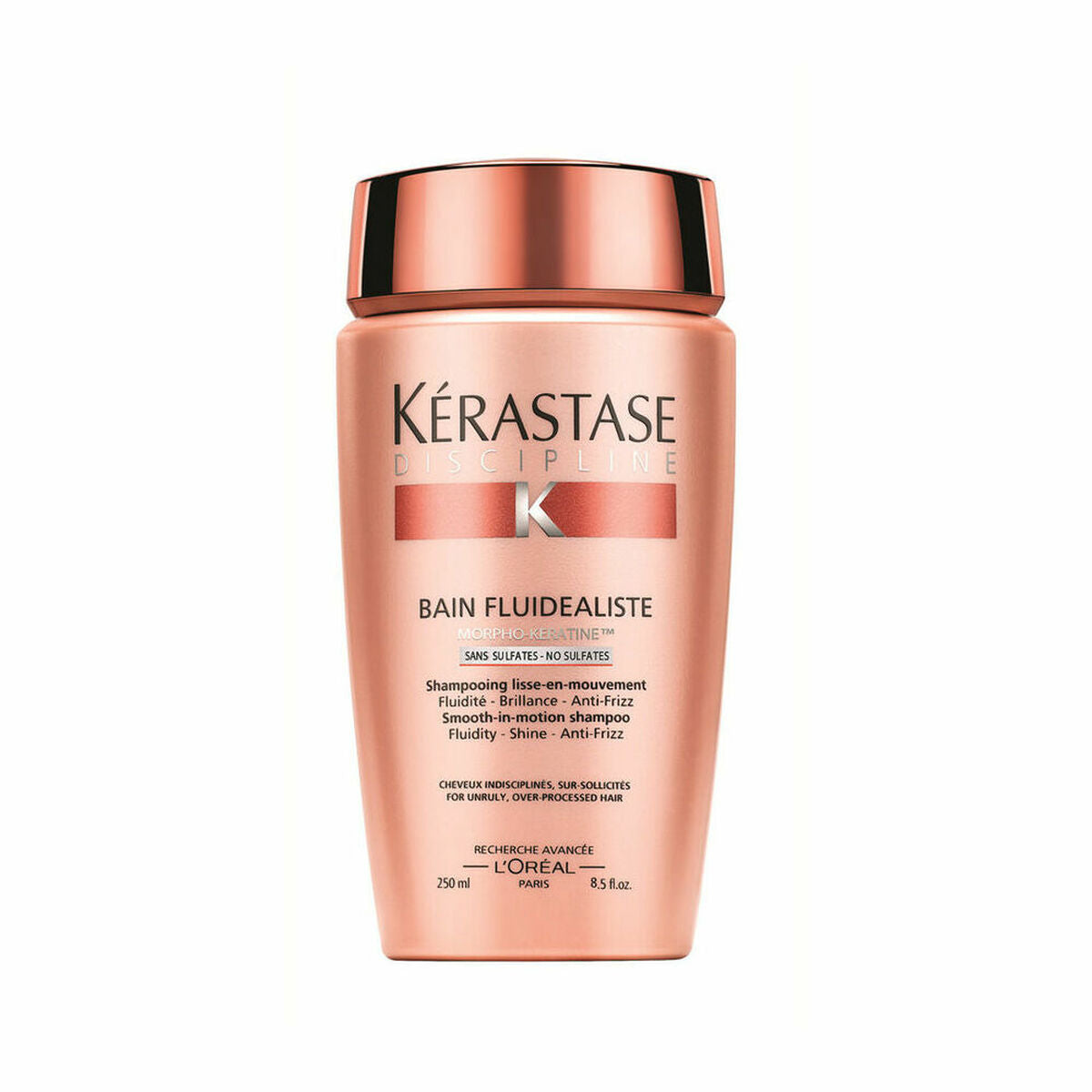 Anti-Frizz Shampoo Kerastase Discipline for Women shampoo bottle
