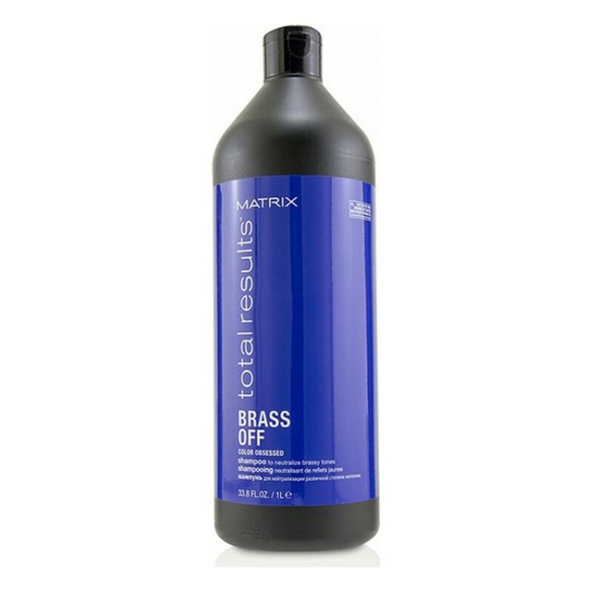 Colour Neutralising Shampoo TOTAL RESULTS BRASS OFF Matrix (1000 ml) 1 L shampoo bottle