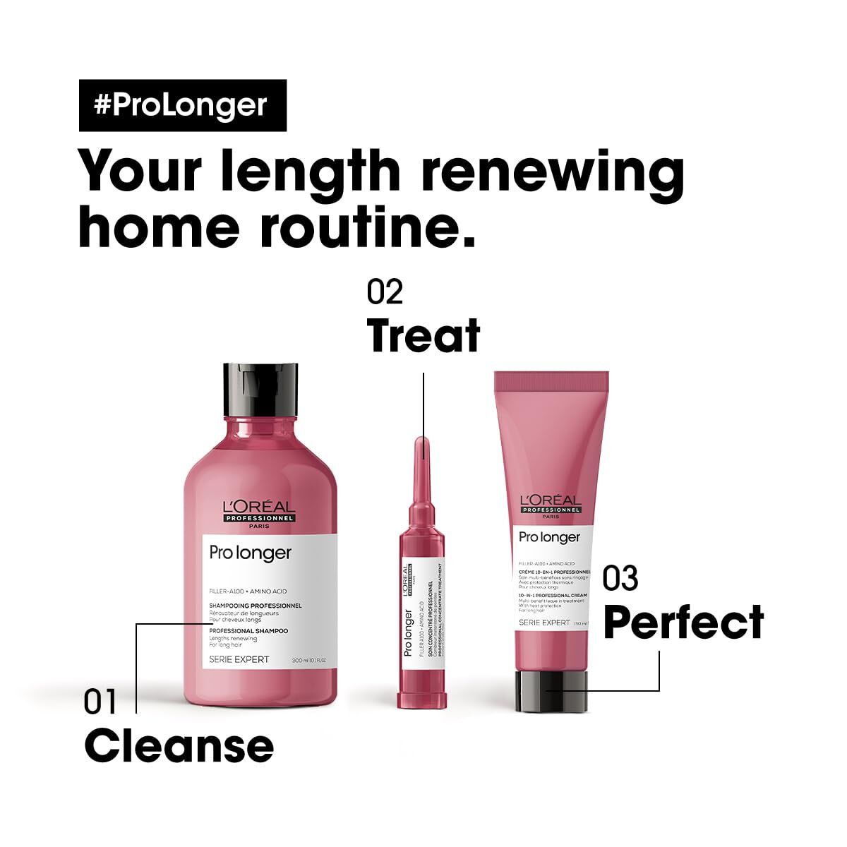 Shampoo L'Oreal Professionnel Paris PRO LONGER 300 ml shampoo bottle