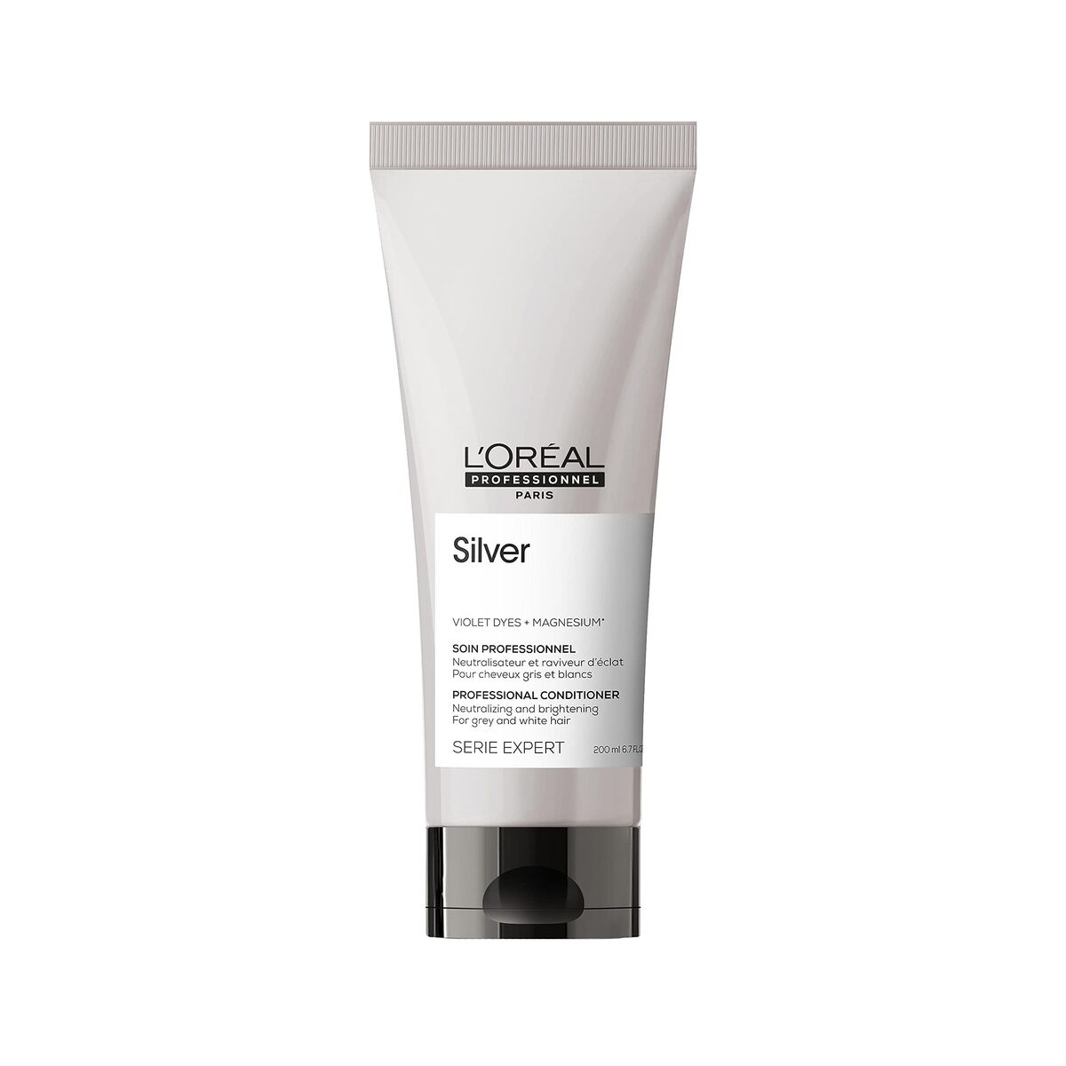 Colour Neutralising Conditioner L'Oreal Professionnel Paris SILVER 200 ml conditioner bottle