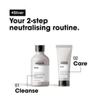 Colour Neutralising Conditioner L'Oreal Professionnel Paris SILVER 200 ml conditioner bottle