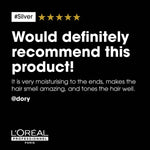 Colour Neutralising Conditioner L'Oreal Professionnel Paris SILVER 200 ml conditioner bottle