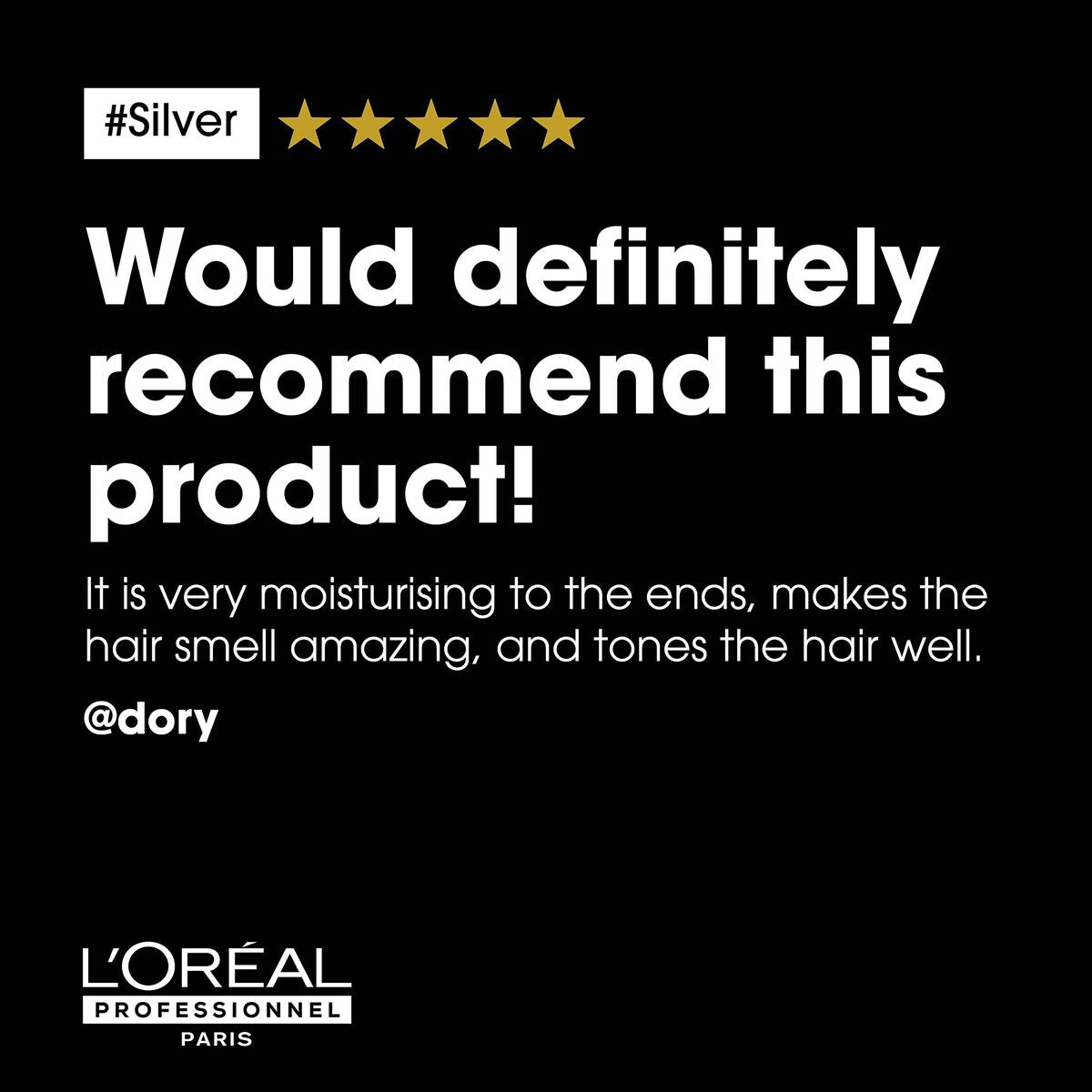 Colour Neutralising Conditioner L'Oreal Professionnel Paris SILVER 200 ml conditioner bottle