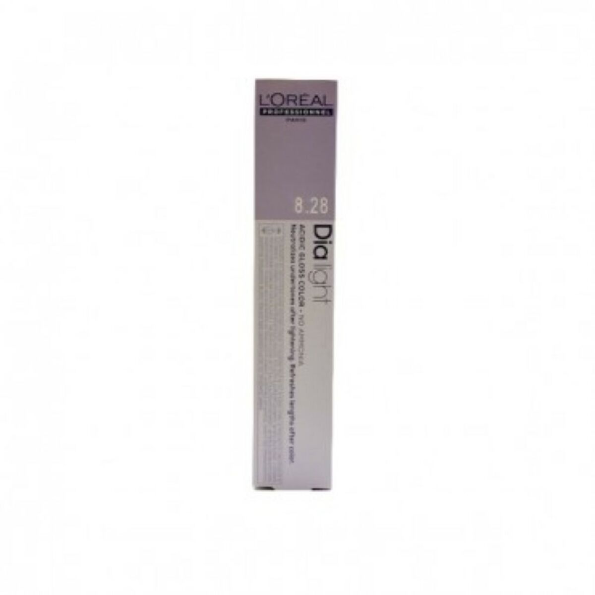 Permanent Dye L'Oreal Professionnel Paris Dia Light Ammonia-free Nº 8,28 50 ml for Women product packaging
