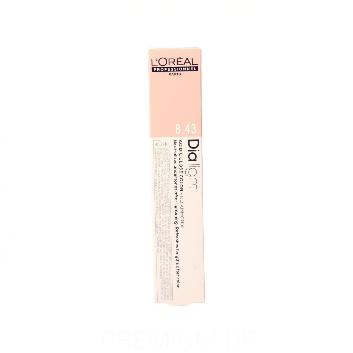 Permanent Dye L'Oreal Professionnel Paris Dia Light Nº 8,43 50 ml for Women product packaging