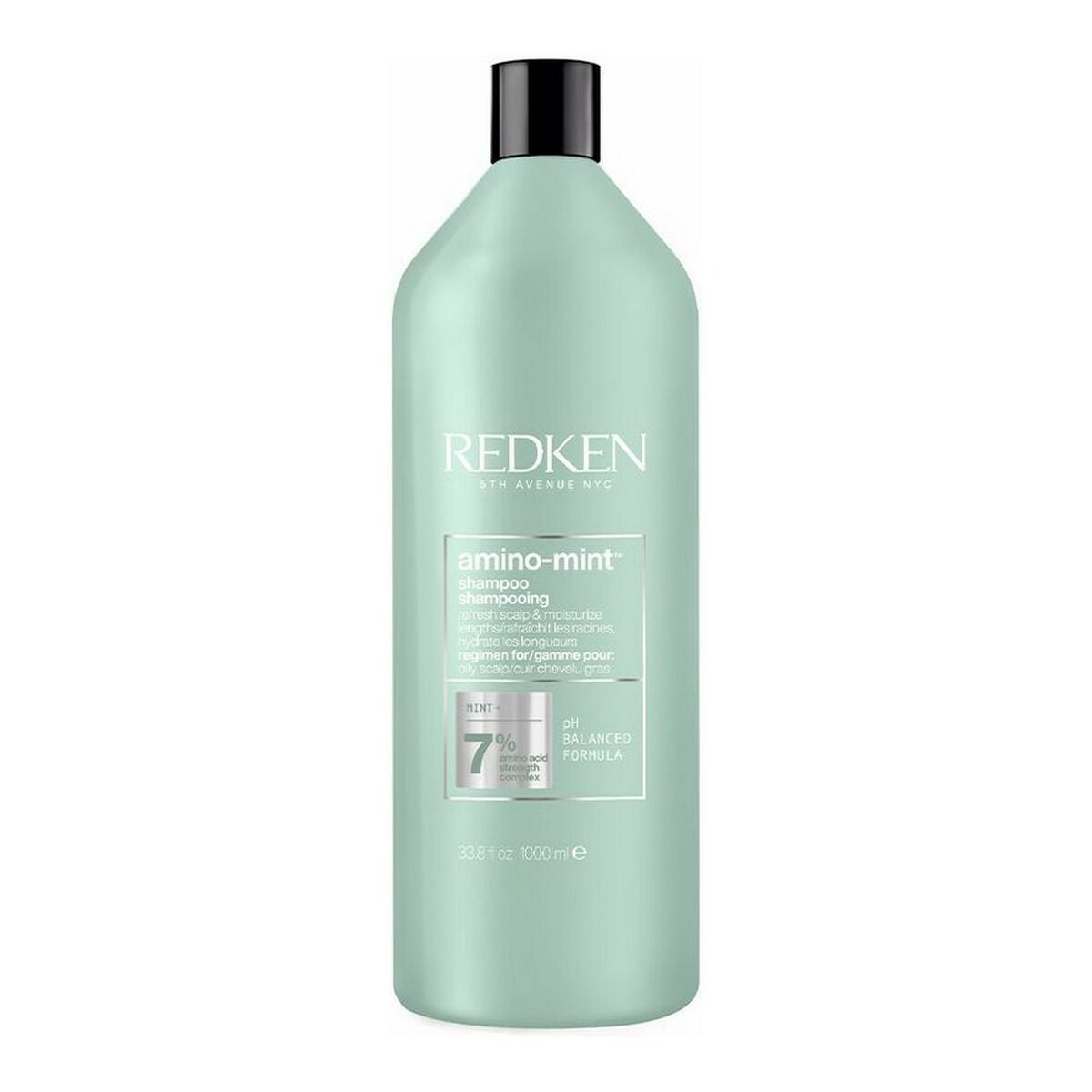 Shampoo Redken Amino Mint 1 L shampoo bottle