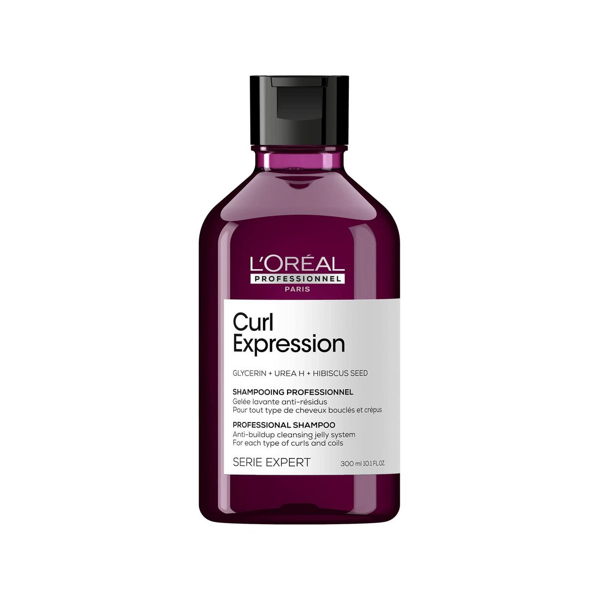 Shampoo for Curly Hair L'Oreal Professionnel Paris Curl Expression 300 ml Gel Cleaner for Women shampoo bottle