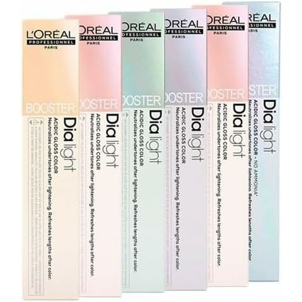 Permanent Dye L'Oreal Professionnel Paris Dia Light Boost Light Auburn 50 ml product packaging