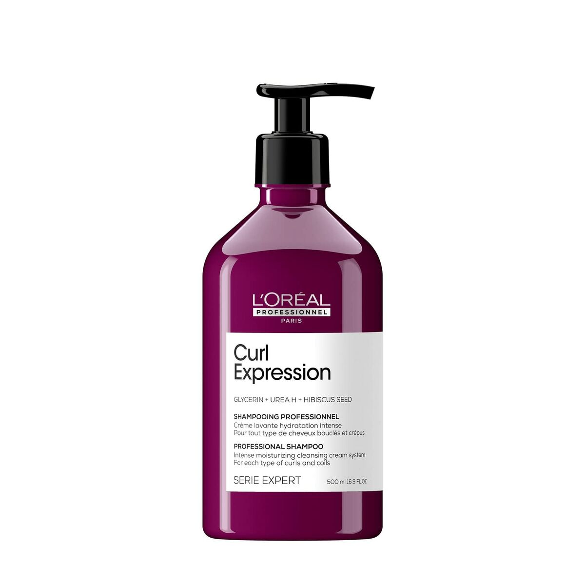 Shampoo for Curly Hair L'Oreal Professionnel Paris Curl Expression 500 ml Moisturizing Cream shampoo bottle
