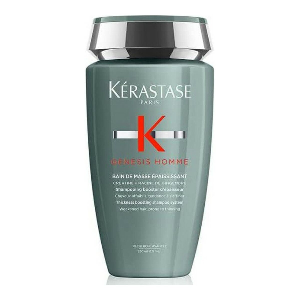 Anti-Hair Loss Shampoo Kerastase Genesis Homme 250 ml Thick shampoo bottle