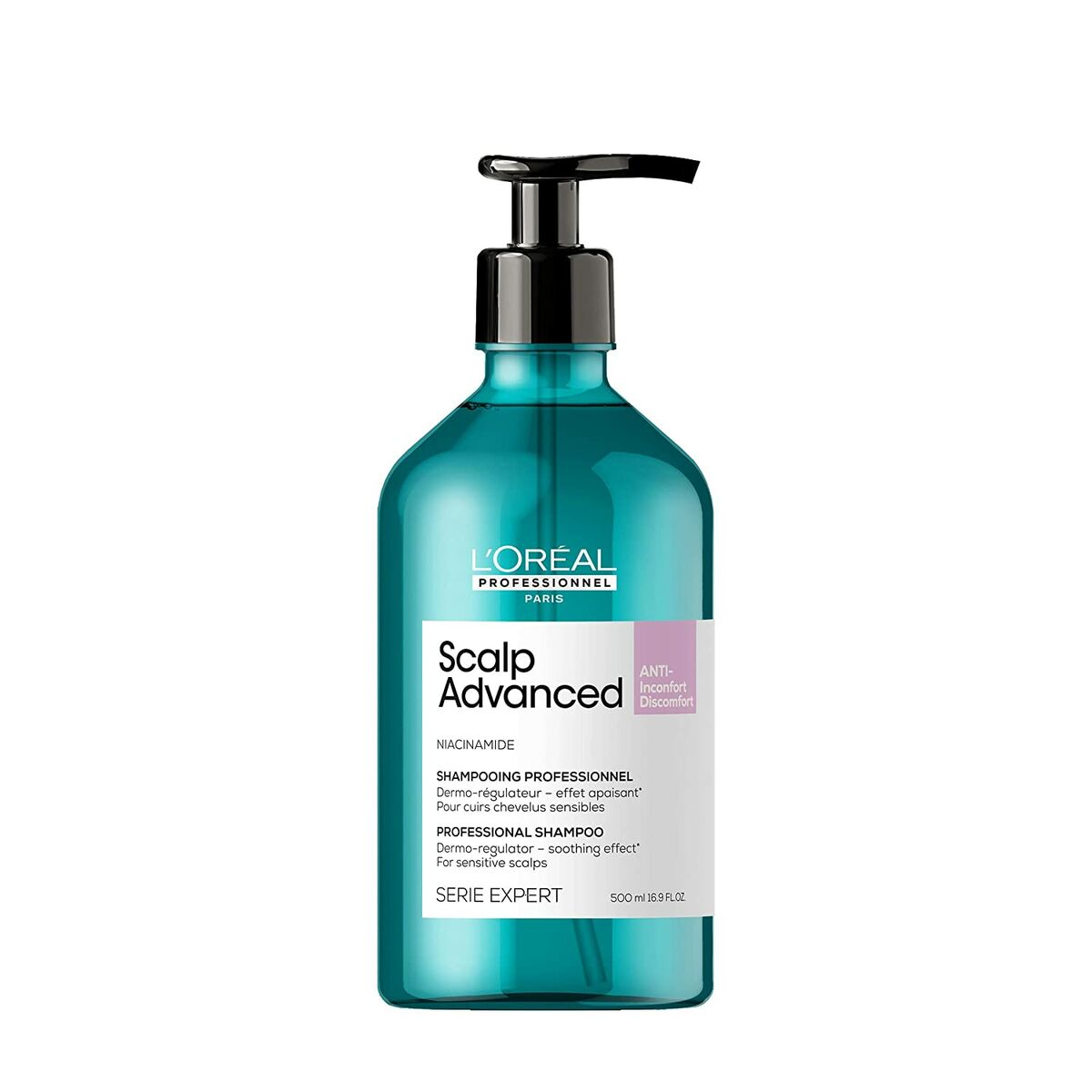 Shampoo L'Oreal Professionnel Paris Scalp Advanced 500 ml shampoo bottle
