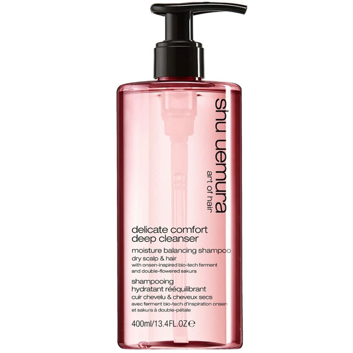 Shampoo Shu Uemura Delicate Confort 40 ml shampoo bottle