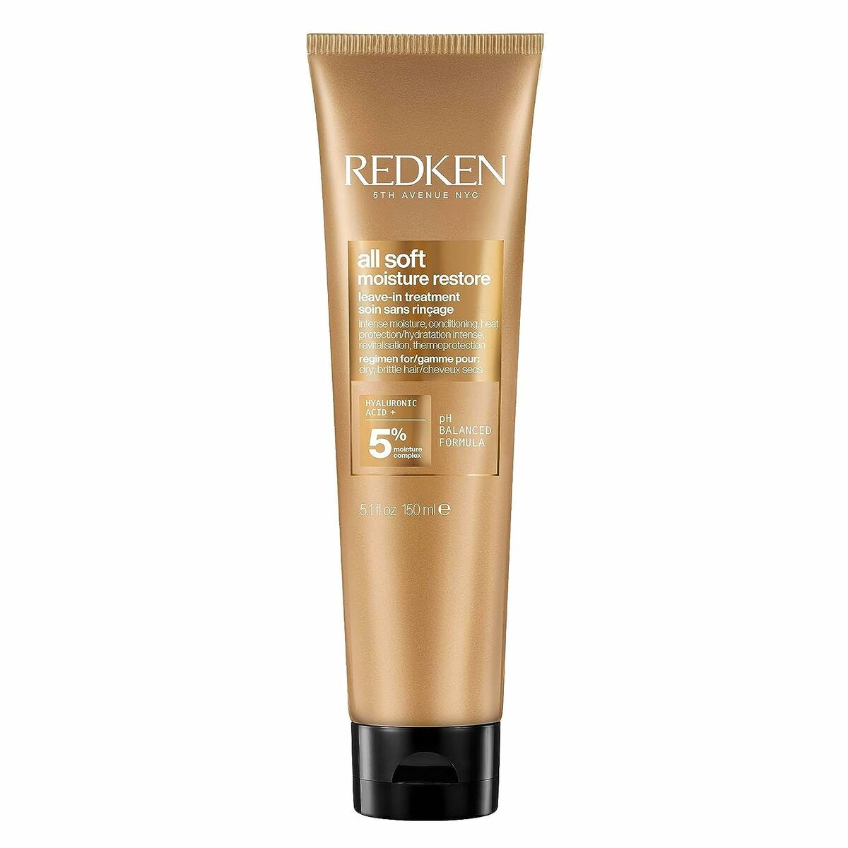 Moiturising Care Redken All Soft 150 ml Dry hair Broken hair product packaging