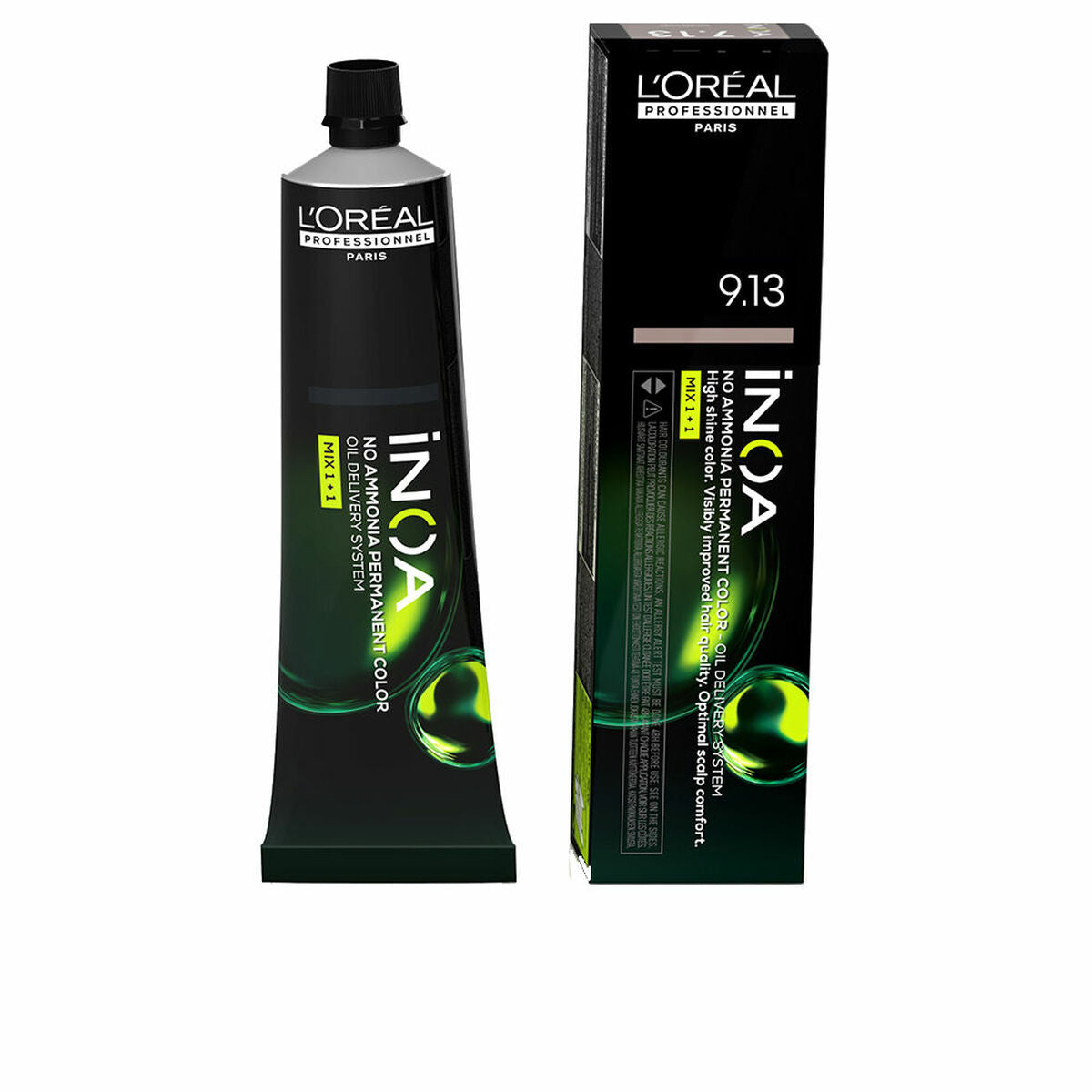 Permanent Dye L'Oreal Professionnel Paris Inoa Nº 9.13 60 g product packaging