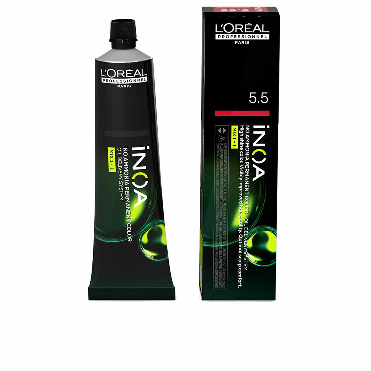 Permanent Dye L'Oreal Professionnel Paris Inoa Nº 5.5 60 g for Women product packaging