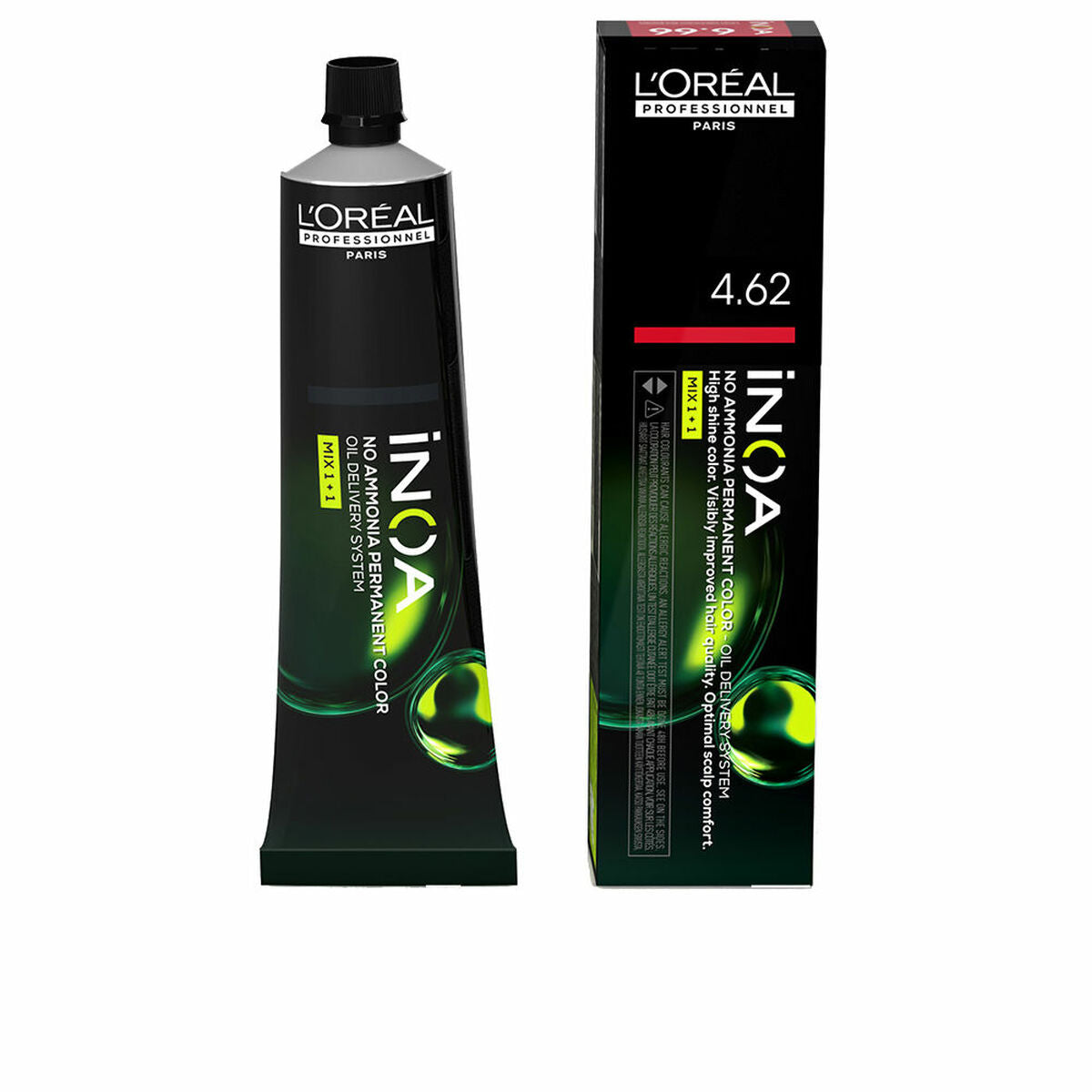 Permanent Dye L'Oreal Professionnel Paris Inoa Nº 4.62 60 g for Women product packaging