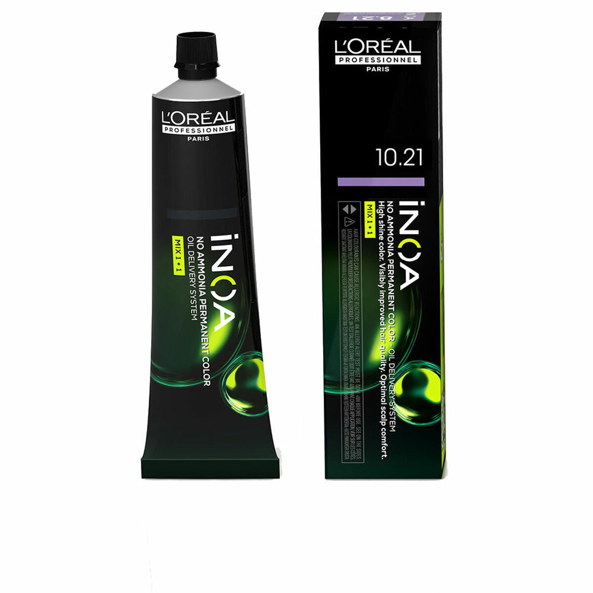 Permanent Dye L'Oreal Professionnel Paris Inoa Nº 10.21 60 g for Women product packaging