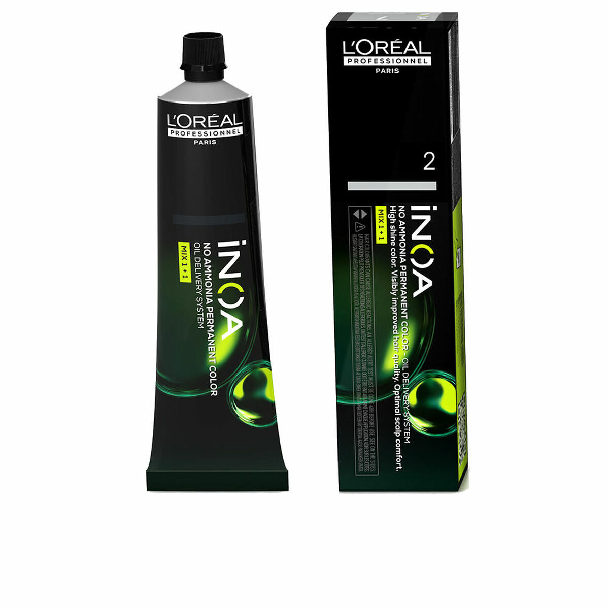 Permanent Dye L'Oreal Professionnel Paris Inoa Nº 2 60 g for Women product packaging