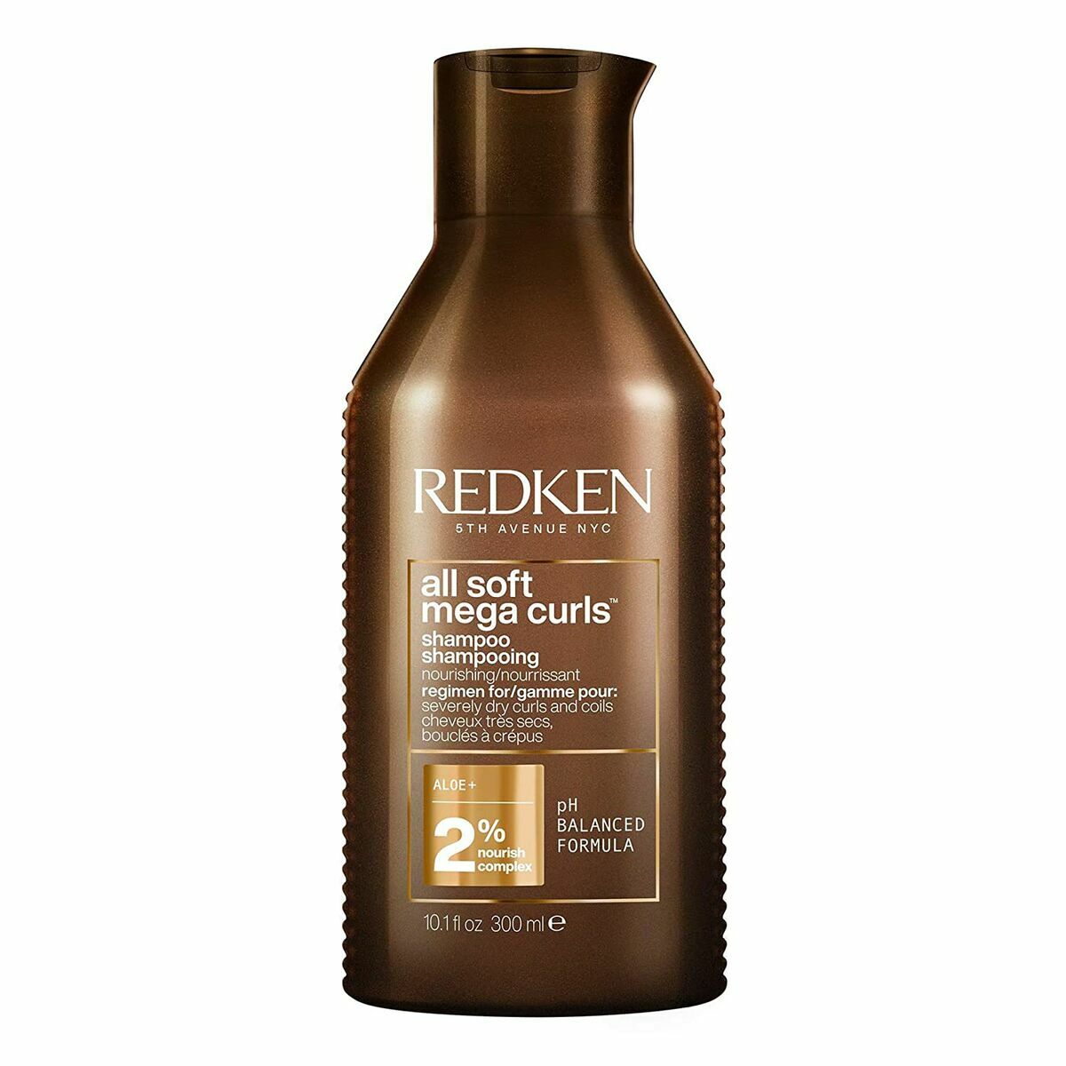 Shampoo for Curly Hair Redken All Soft Mega Curls 300 ml shampoo bottle