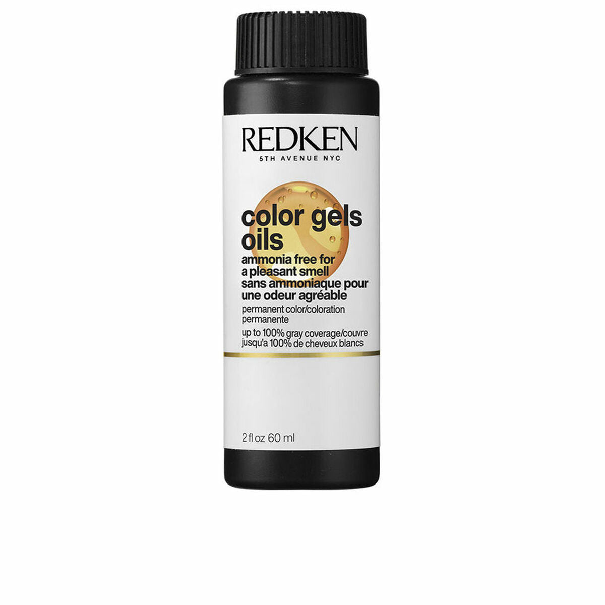 Permanent Colour Redken COLOR GEL OILS Nº 4N-4.0 Nº 4n-4.0 60 Ml X skincare packaging