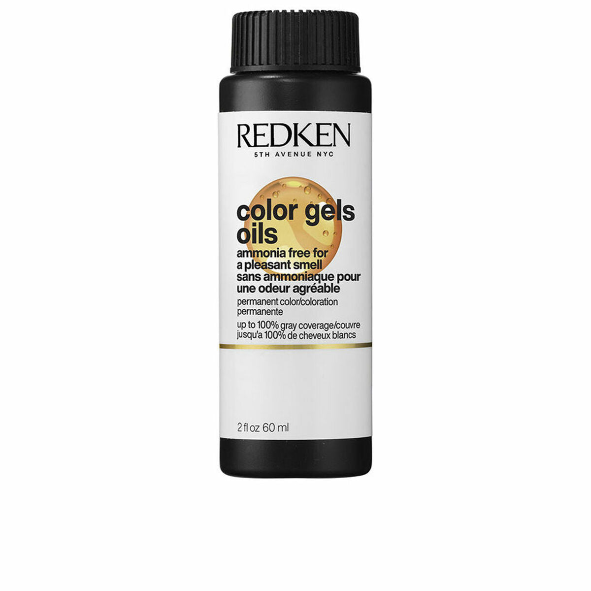 Permanent Colour Redken COLOR GEL OILS Nº 8N-8.0 Nº 8n-8.0 60 Ml X (3 Units) skincare packaging
