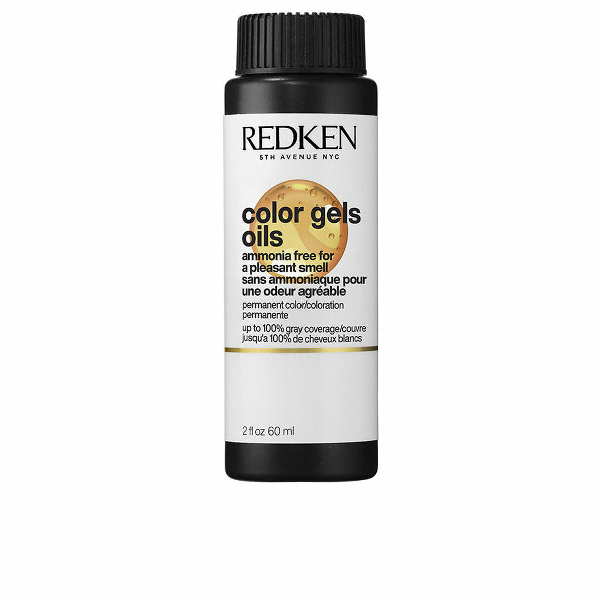 Permanent Colour Redken COLOR GEL OILS Platinum Blonde Nº 10AV-10.12 Nº 10av-10.12 60 Ml X (3 Units) skincare packaging