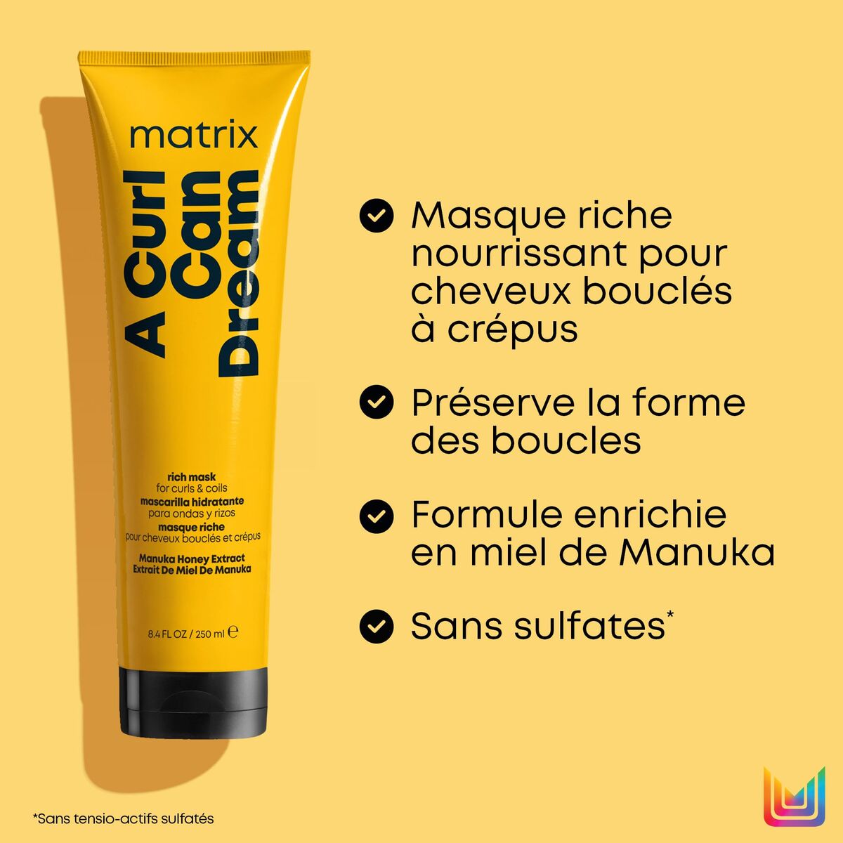 Hair Mask Matrix 250 ml hair mask packaging