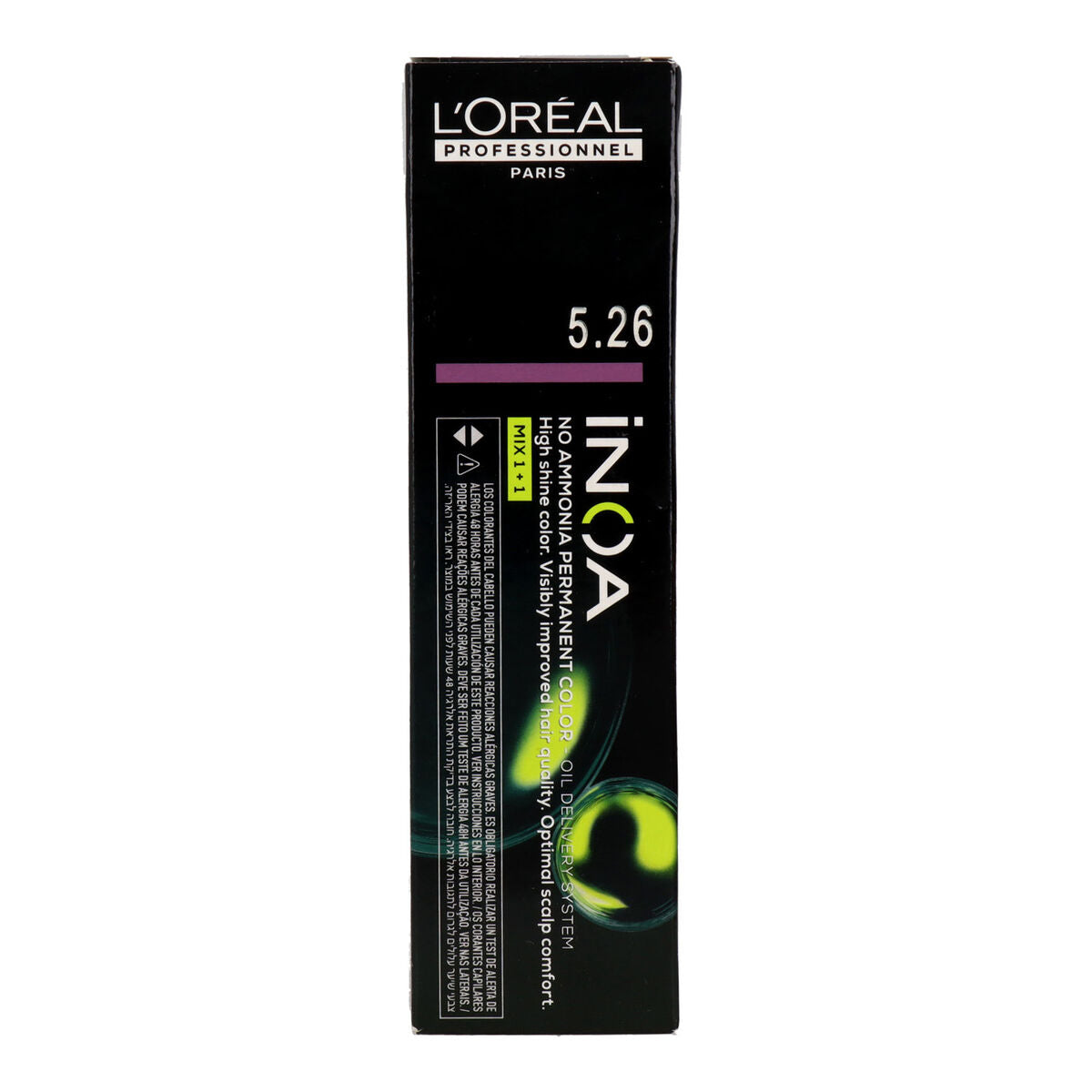 Permanent Dye L'Oreal Professionnel Paris INOA 60 g Nº 5.26 for Women product packaging