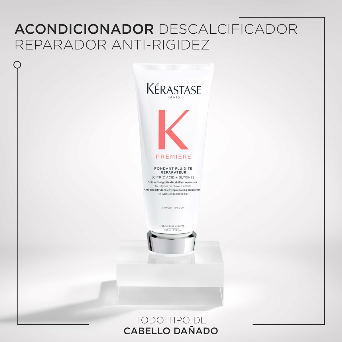Repairing Conditioner Kerastase Premiere 200 ml Damaged hair conditioner bottle