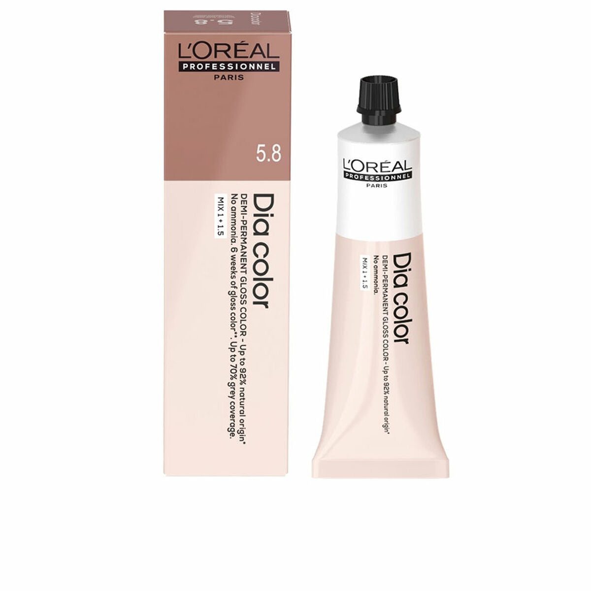 Semi-permanent Colourant L'Oreal Professionnel Paris DIA COLOR Nº 7 60 ml for Women product packaging