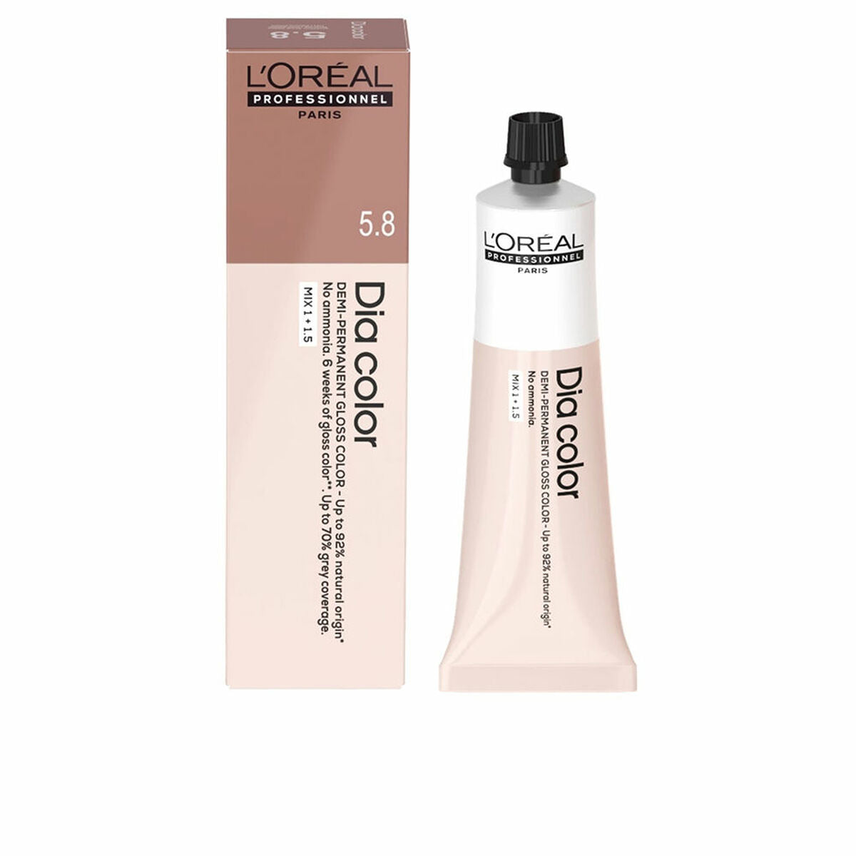 Semi-permanent Colourant L'Oreal Professionnel Paris DIA COLOR Nº 4.62 60 ml product packaging