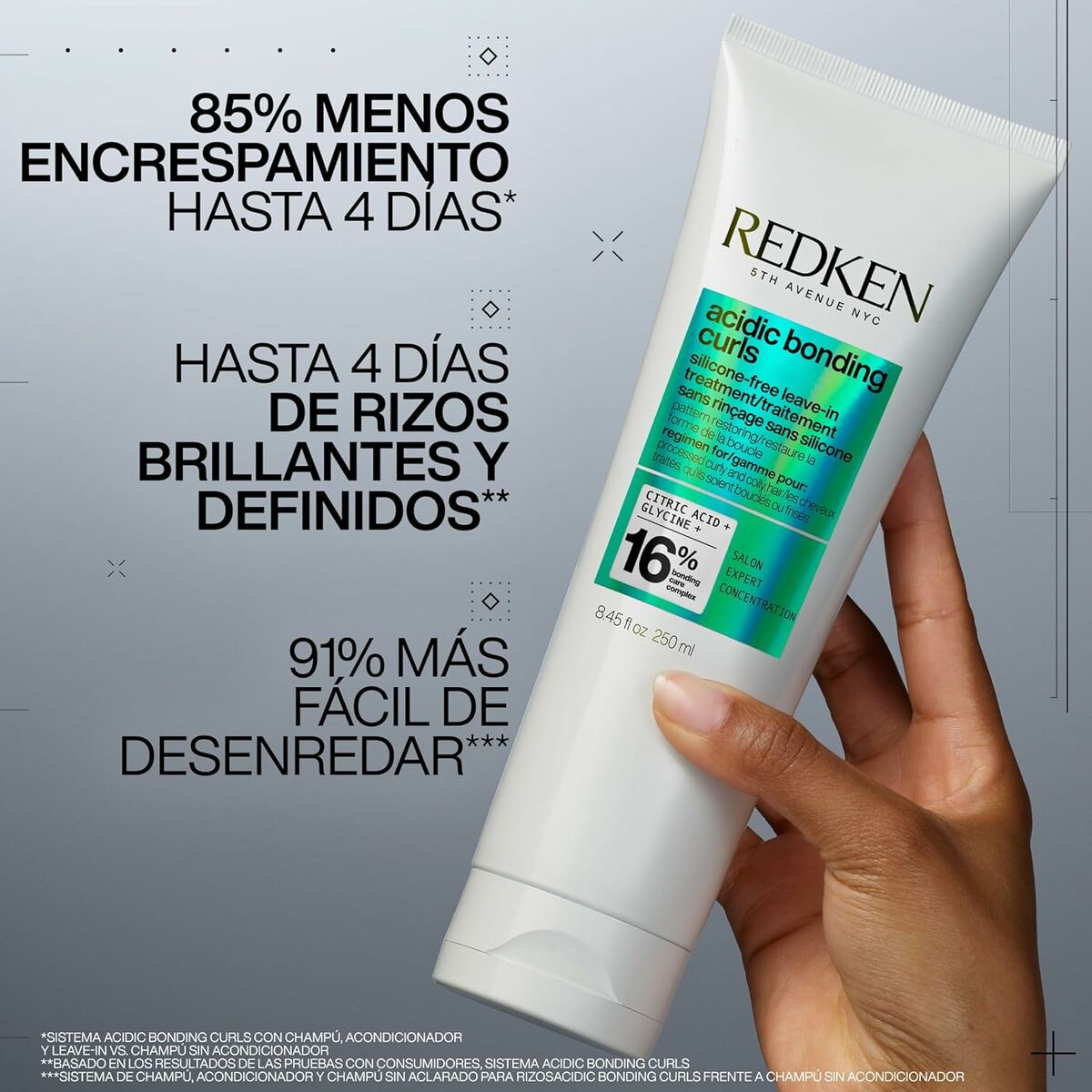 Hair Mask without Clarifier Redken ACIDIC BONDING CURLS 250 ml hair mask packaging
