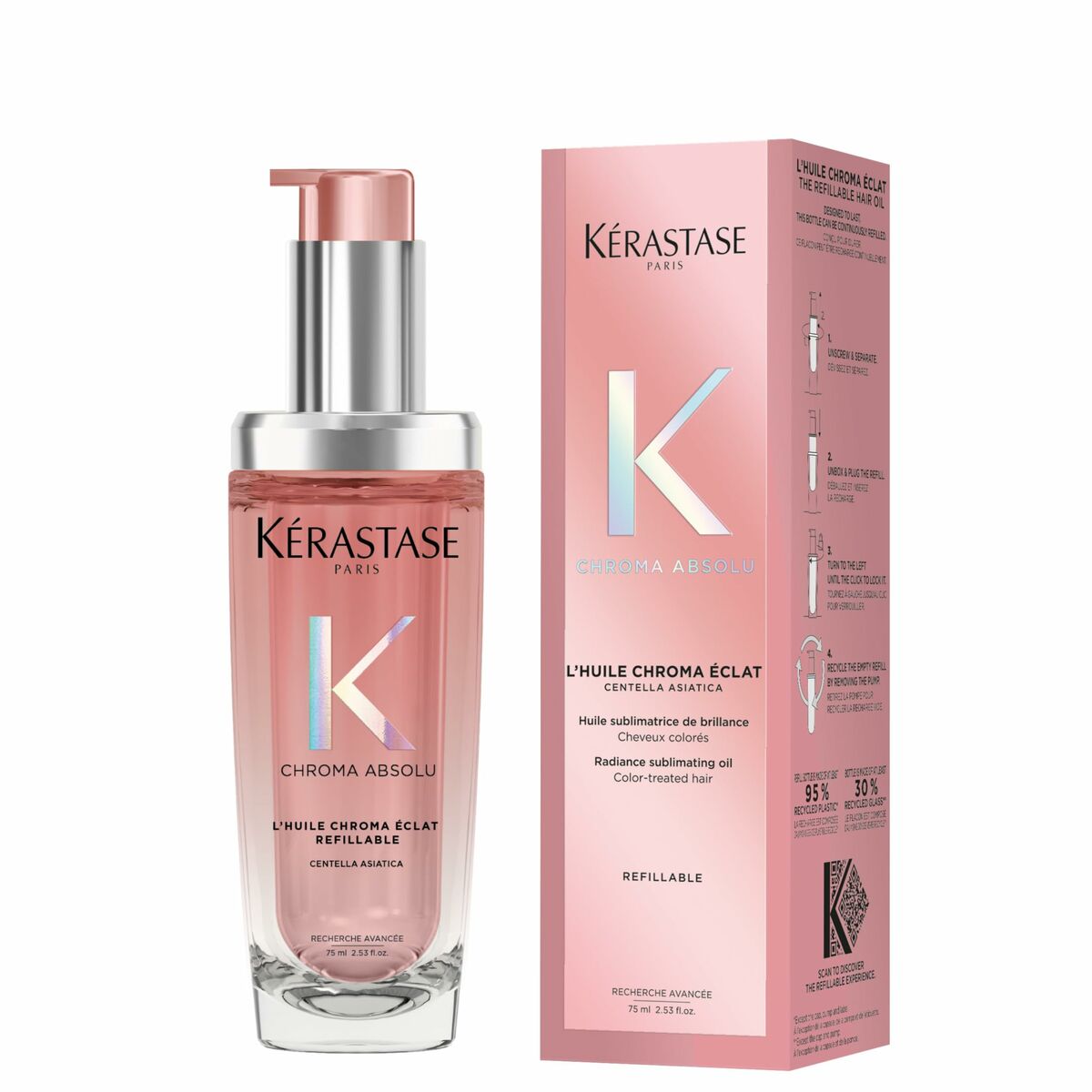 Hair Oil Kerastase CHROMA ABSOLU 75 ml for Women product packaging