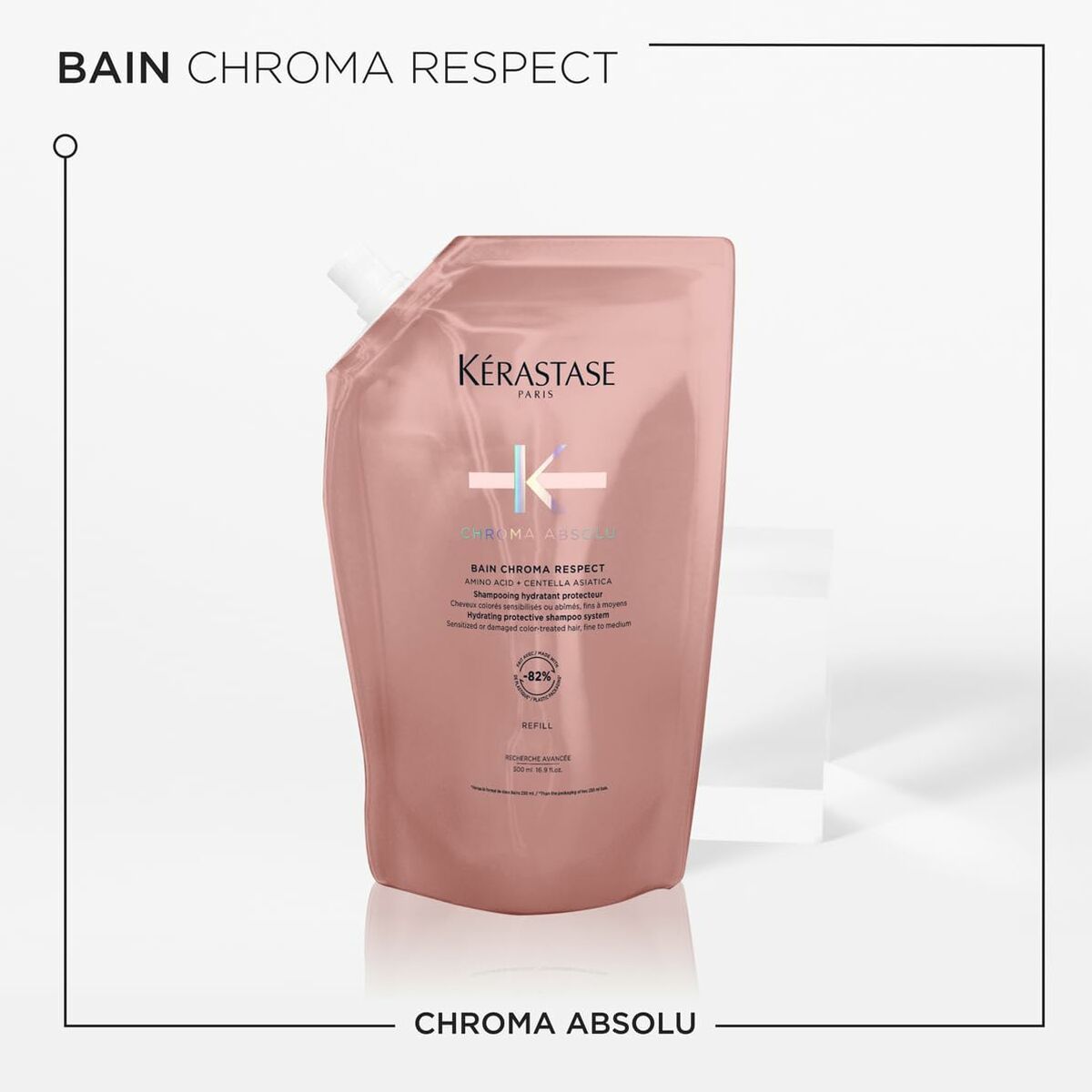 Shampoo Kerastase CHROMA ABSOLU 500 ml for Women shampoo bottle