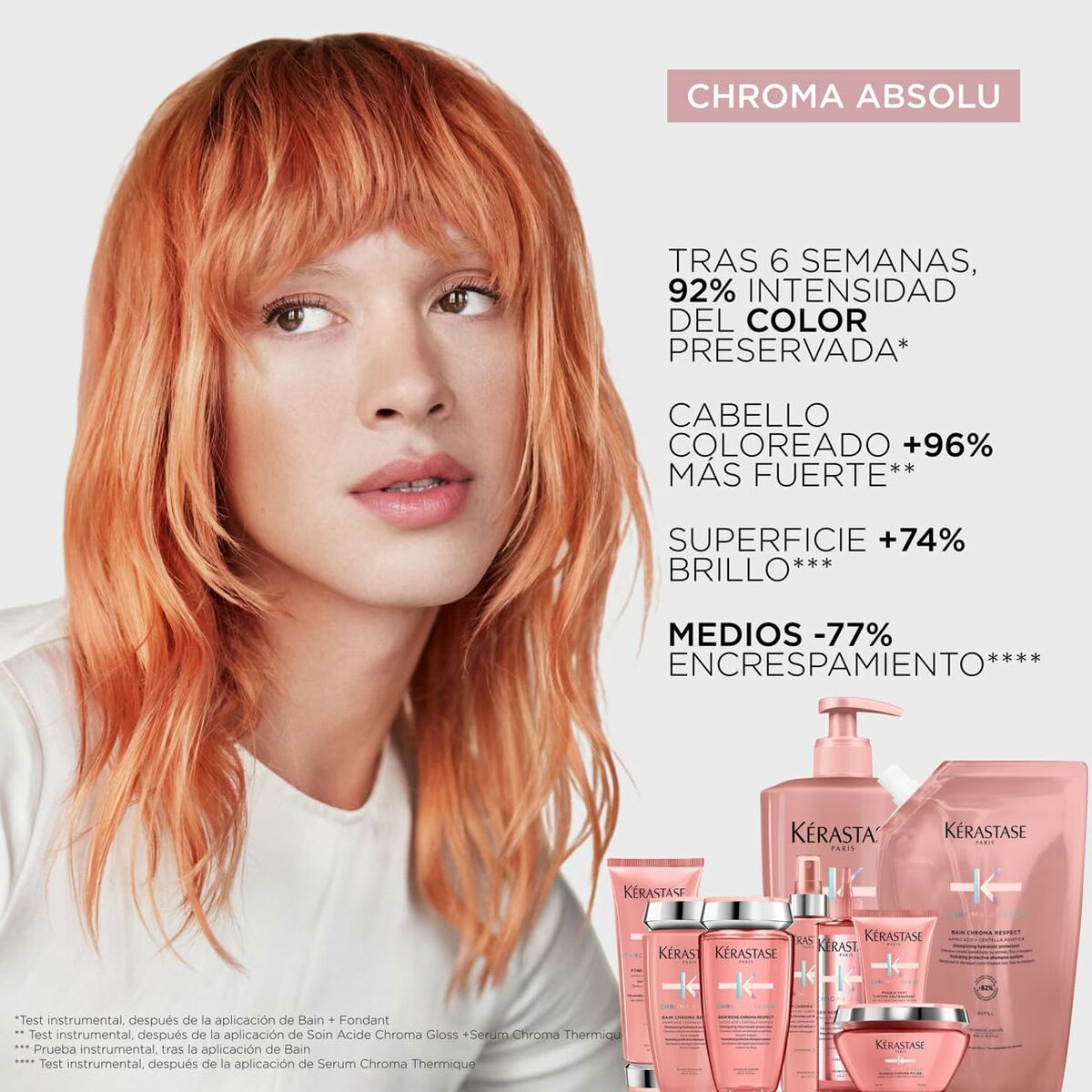 Shampoo Kerastase CHROMA ABSOLU 500 ml for Women shampoo bottle
